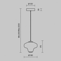Подвесной светильник Maytoni MOD359PL-L6BS3K