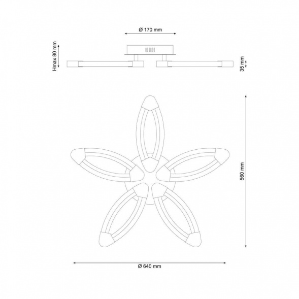 Потолочная светодиодная люстра Lucia Tucci Modena 183.5 LED