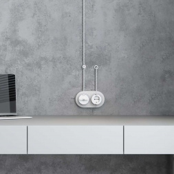 Набор втулок для вывода кабеля из стены 2 шт. Werkel Ретро белый W6421101 4690389166068