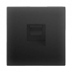 Розетка Werkel Ethernet RJ-45 черный матовый W1181008 4690389156946