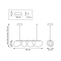 Люстра подвесная Corinto Lightstar 637083