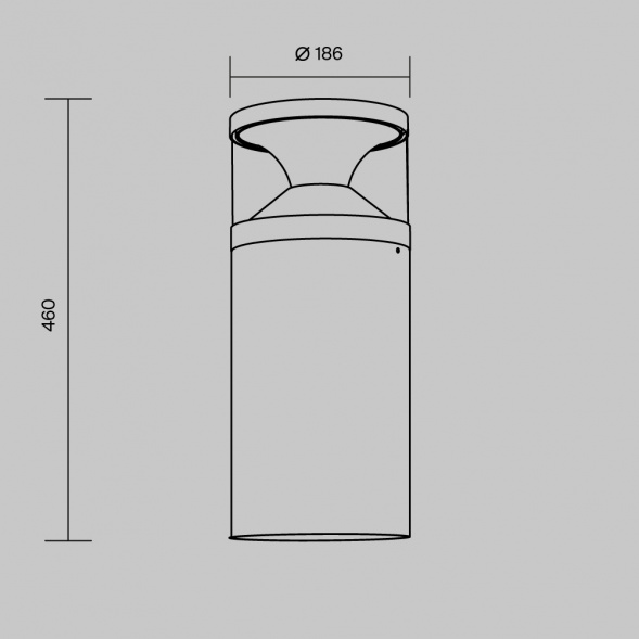 Ландшафтный светильник Maytoni Outdoor O496FL-L21B3K1