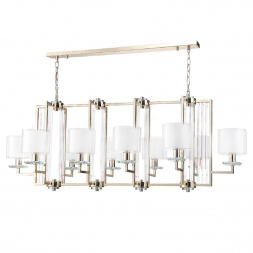 Подвесная люстра Crystal Lux Nicolas SP10 L1300 Gold/White
