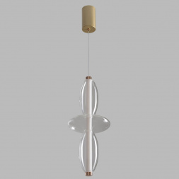 Подвесной светодиодный светильник Crystal Lux Quasar SP14W Led Transparent