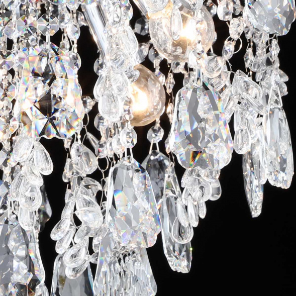 Люстра хрустальная Reluce 27620-0.3-6+6 CH+CLARE