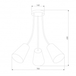 Потолочный светильник TK Lighting 2106 Wire Colour