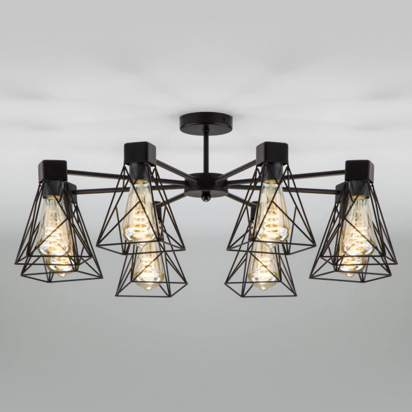 Потолочная люстра Eurosvet 70107/8 черный