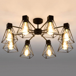 Потолочная люстра Eurosvet 70107/8 черный