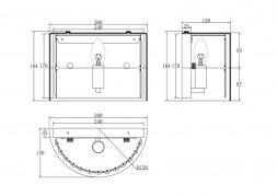 Настенный светильник Maytoni Wonderland MOD313WL-01CH