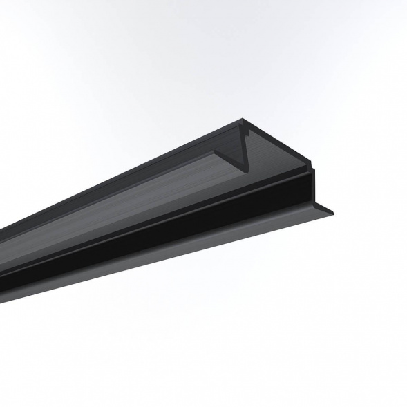 Профиль встраиваемый черный 2м. Apeyron 08-02-01Ч