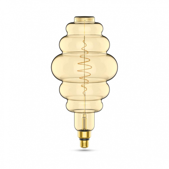Лампа светодиодная филаментная Gauss E27 8,5W 2000K янтарная 161802105