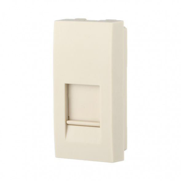 Накладка LK Studio для розетки телефонной, компьютерной RJ,45х22,5мм (бежевый) LK45 853101-1