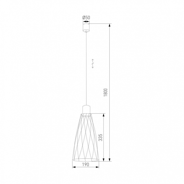Подвесной светильник TK Lighting 10161 Modesto