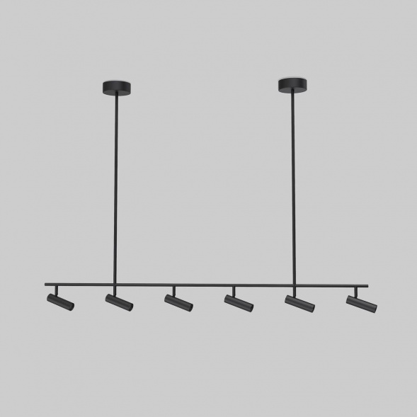 Подвесная светодиодная люстра Eurosvet Epiphania 20252/6 LED черный