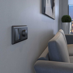 Рамка на 2 поста Werkel Stream графит W0022104 4690389162190