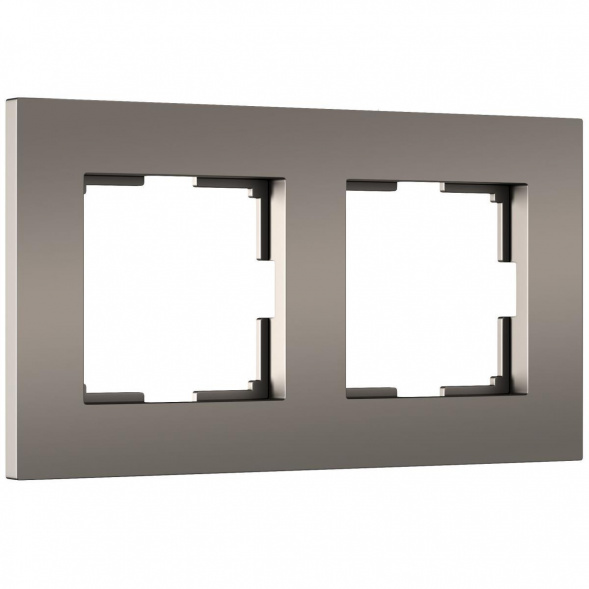 Рамка Werkel Slab на 2 поста бронза матовый W0022963 4690389193408