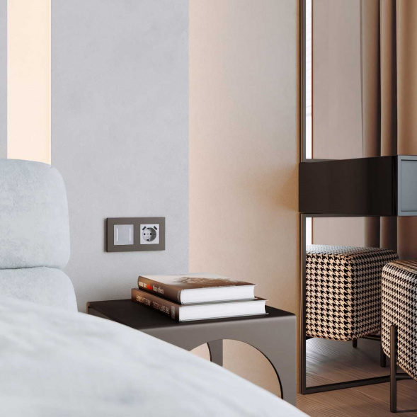 Рамка Werkel Slab на 2 поста бронза матовый W0022963 4690389193408