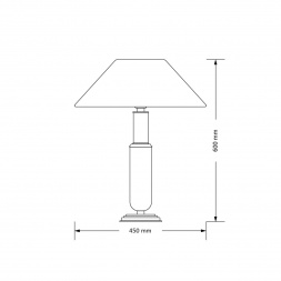Настольный светильник KUTEK MOOD Natura NAT-LG-1(T)