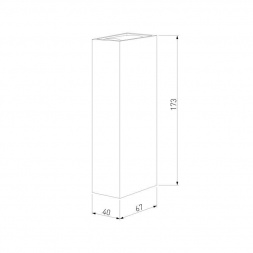 Уличный настенный светодиодный светильник Elektrostandard Blaze 35136/W серый a057051