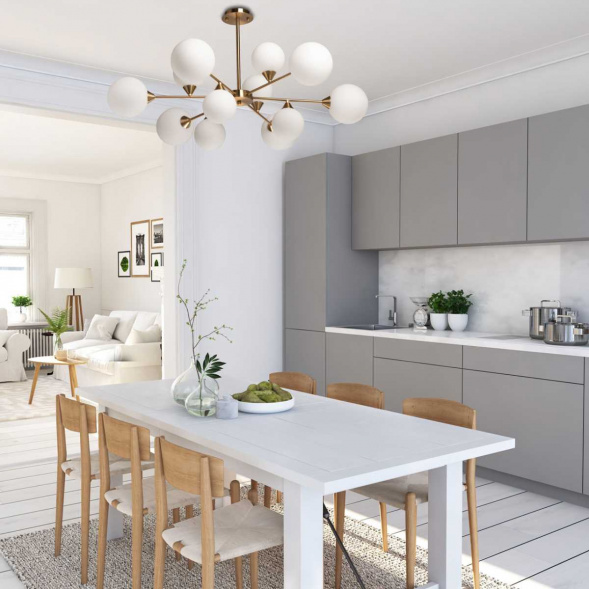 Подвесная люстра De Markt Оливия 306015612