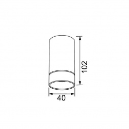 Потолочный светильник Mantra Split 8879