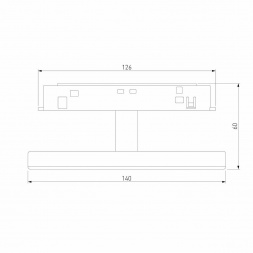 Трековый светодиодный светильник Elektrostandard Slim Magnetic Cally 85172/01 a065984
