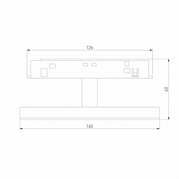 Трековый светодиодный светильник Elektrostandard Slim Magnetic Cally 85172/01 a065984