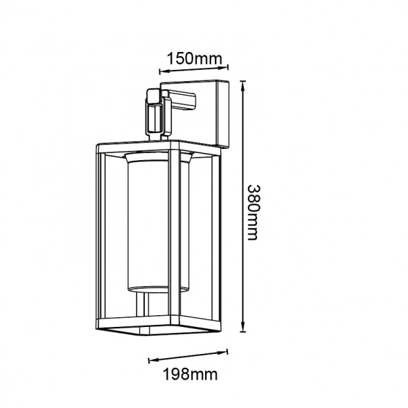 Настенный уличный светильник Mantra ALPS 9112