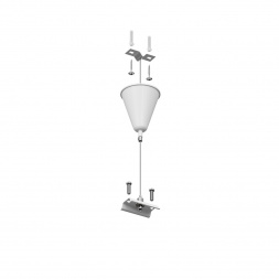 Подвесная система для треков Denkirs Solid Base TR1105-WH