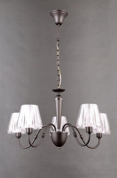 Подвесная люстра Elvan LU-38432/5-E14-Kf+Cl