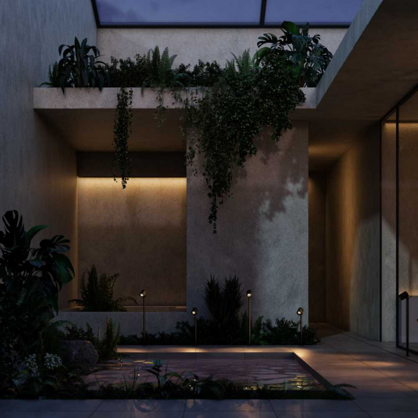 Ландшафтный светильник Maytoni Outdoor O497FL-L12B3K