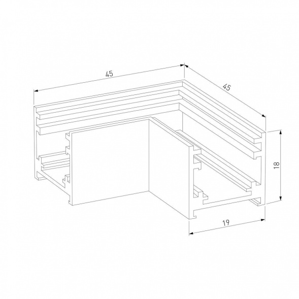 Коннектор L-образный Elektrostandard Titan Line 85224/00 a069716