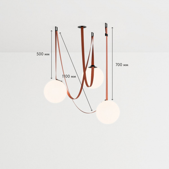 Трековая ременная система Denkirs Belty Set DK55SET22-01-BR