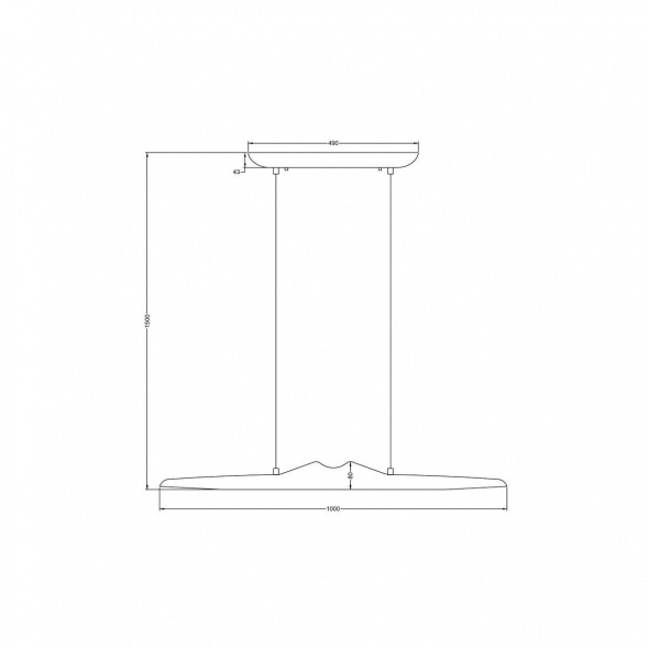 Подвесной светодиодный светильник Arte Lamp Conca A4286SP-19BK
