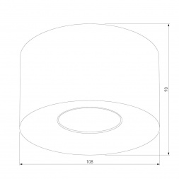 Потолочный светильник TK Lighting 3235 Orion Graphite