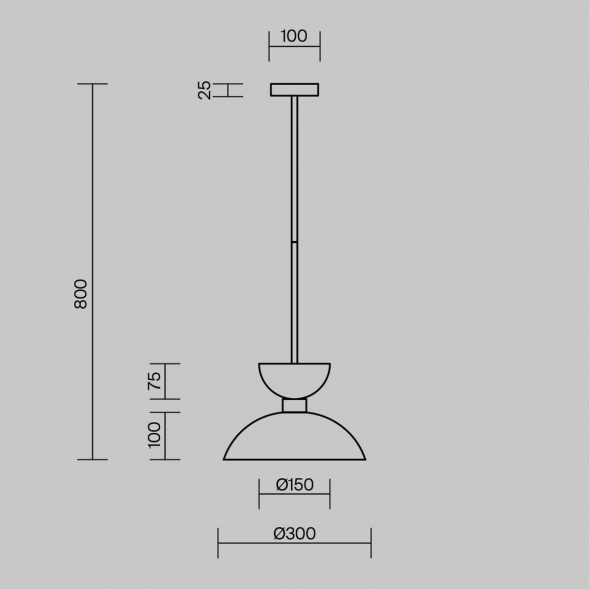 Подвесной светильник Freya Essence FR5490CL-01BS