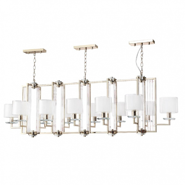 Подвесная люстра Crystal Lux Nicolas SP12 L1600 Gold/White