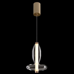 Подвесной светодиодный светильник Crystal Lux Quasar SP7W Led Transparent