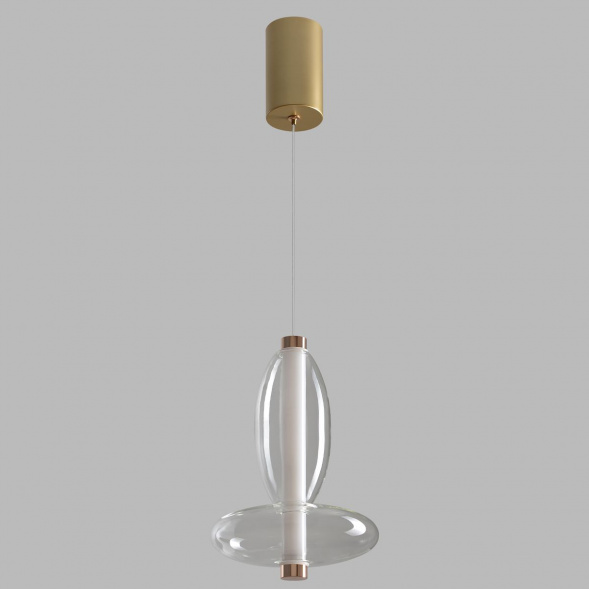 Подвесной светодиодный светильник Crystal Lux Quasar SP7W Led Transparent