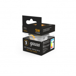 Лампа светодиодная диммируемая Gauss GU5.3 5W 3000K матовая 101505105-D