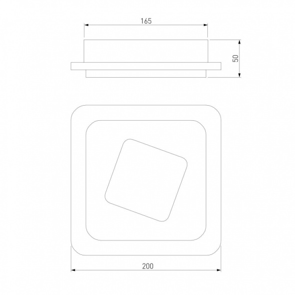 Настенный светодиодный светильник Eurosvet 90154/2