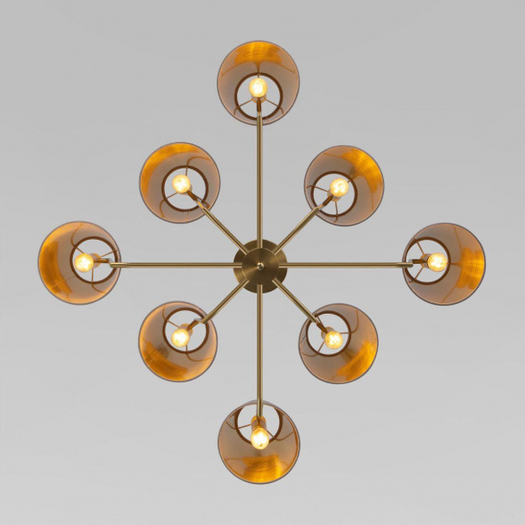 Подвесная люстра Eurosvet Topanga 60173/8 латунь a069018