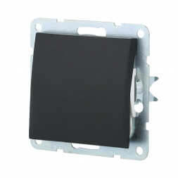 Выключатель-кнопка LK Studio 1-кл.(схема 1Т) 16 A, 250 B (черный бархат) LK60 860508-1