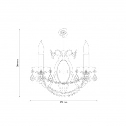 Бра Lucia Tucci Fiori Di Rose W186.2