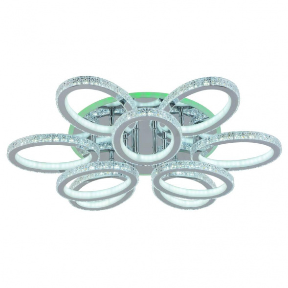 Потолочная светодиодная люстра Profit Light 8033/6+3 CHR