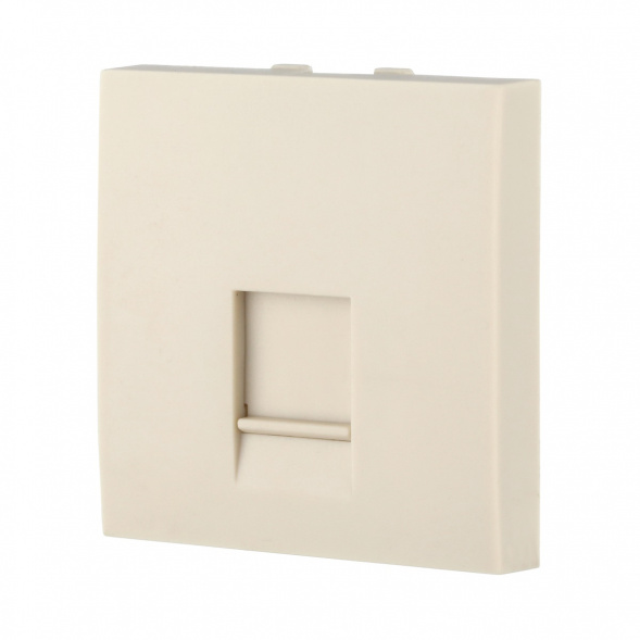 Накладка LK Studio для розетки телефонной, компьютерной RJ,45х45мм (бежевый) LK45 853201-1