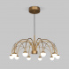 Подвесная светодиодная люстра Eurosvet Ragno 90030/10 LED золото