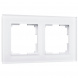 Рамка на 2 поста Werkel Favorit белый матовый W0021105 4690389159572