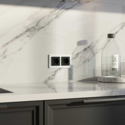 Рамка на 2 поста Werkel Favorit белый матовый W0021105 4690389159572