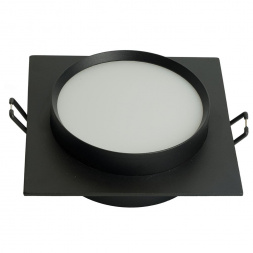 Светильник встраиваемый Feron DL506 потолочный GX53 черный круг 51357